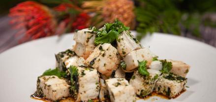 tofu watercress salad